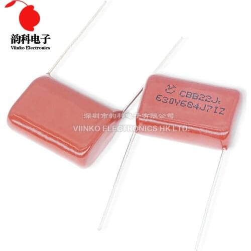 10pcs CBB Polypropylene film capacitor pitch 20mm 684 680nF 630V
