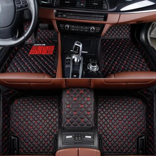 Flash mat leather car floor mats for Dodge all models caliber journey Journey ram caravan Challenger aittitude car styling