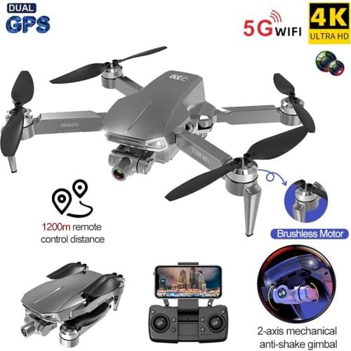 L106 Pro2 GPS RC Drone 4K HD Dual Camera 2-Axis Avoid Jitter Gimbal Aerial Photography Brushless Foldable Quadcopter V SG907 MAX
