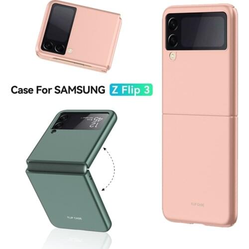 Matte Case for Galaxy Z Flip 3 5G 2021 Back Protective Cover Folding Shell on For Samsung Galaxy Z Flip3 Case Full Protection
