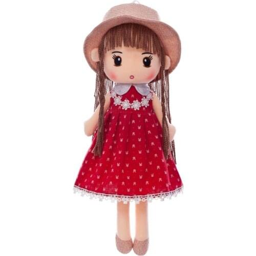 Cute Ragdoll Girl Princess Sleeping Pillow Children Plush Doll Kids Stuffed Toy Birthday Gift