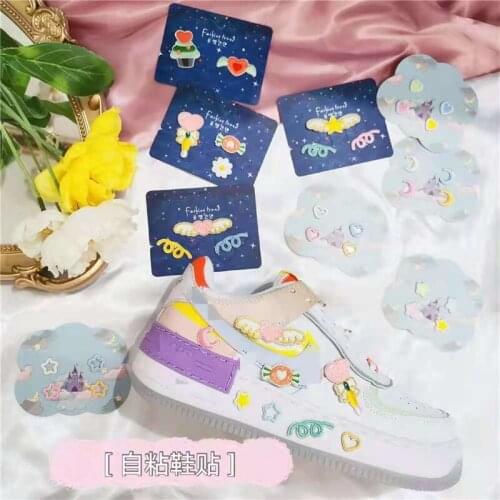 Cartoon Girl Love Magic Wand Stars Clothes Embroidery Cloth Stickers Sneakers Backpack Decoration Diy Clothing Ironing Patch Set