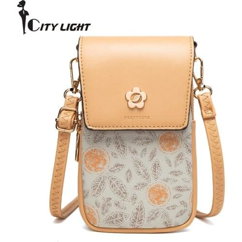 New Arrival Fashion Women Shoulder Bag Flower Design Small Crossbody Bag for Girls Crossbody Cell Phone Shoulder Bag