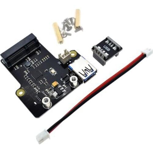 Raspberry pi X850 mSATA SSD disk expansion board supports 1TB USB 3.0