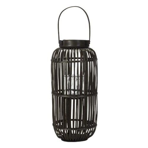 Tmall Home Design Rattan Basket Candle Holder Dark Coffee-808014