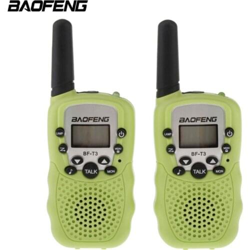 Baofeng 2Pcs/set BF-T3 Walkie Talkie UHF462-467MHz 22Channel Portable Two-Way 10 Call Tones Radio Transceiver Kids Radio Walkie