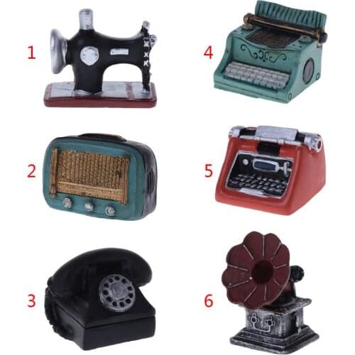 Photography Props Baby Photo Shot Studio Vintage Retro Machine Radio Telephone Antique Mini Decoration Ornament
