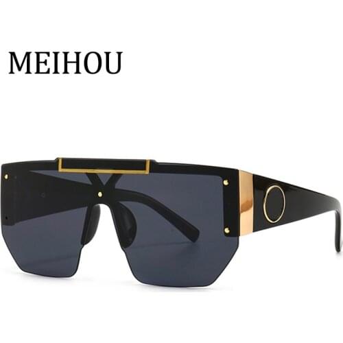 Oversized Pilot Sunglasses Men Women Flat Top Big Frame Driving Shades Male Sun Glasses Vintage Travel Classic 2021 New U400