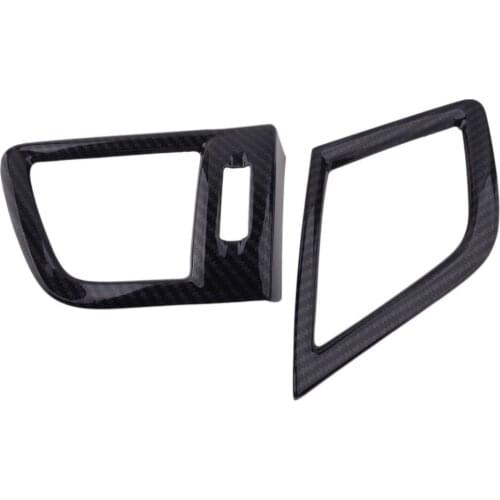 Carbon Fiber Texture Console Air Outlet Vent Trim Decoration fit for HONDA Civic 9th