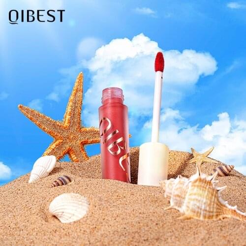 QIBEST Waterproof Lipgloss Matte Liquid Lipstick 13 Colors Lip Tint Lip Makeup Lip Gloss Keep 24 Hours Velvet Lipstick Cosmetics
