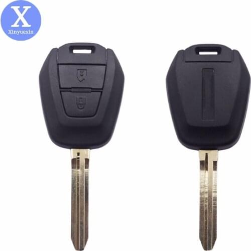 Xinyuexin Remote Car Key Shell Case Fit for ISUZU D-Max TOY43 Blade Auto Key Fob Cover Replacement 2 Buttons Car Accessories