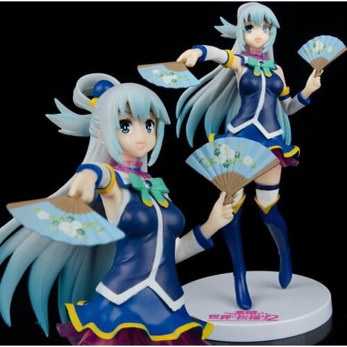 Japanese anime figure KonoSuba Gods Blessing on This Wonderful World Konosuba Aqua Figure PVC Action Model Doll