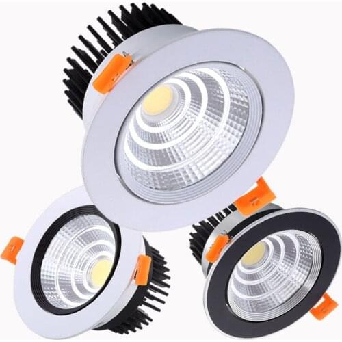 Dimmable Led Downlight Light Ceiling Spot 3w 5w 7w 9w 12w 15w 18w AC85-230V Recessed Lights Indoor Lighting
