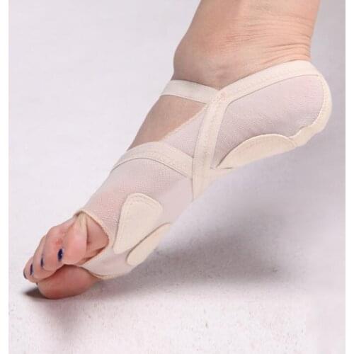 Belly Dance Exercise Shoes Women Yoga Anti-slip Socks Toe Socks Bandage Open-Toe Yoga Women Cotton Yoga Socks M19