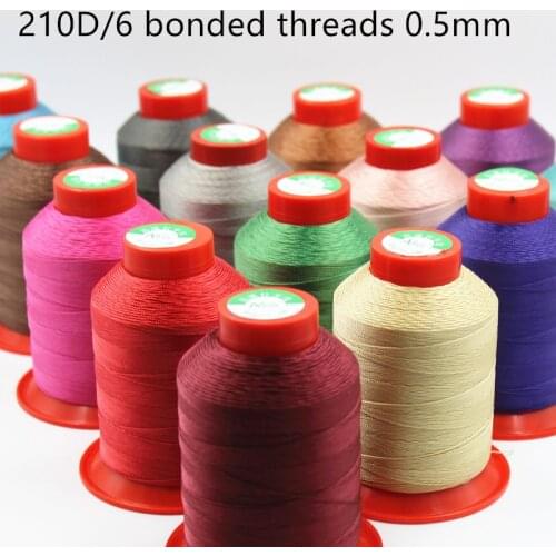 210D/6 Sewing bonded thread high-end automobile Threads Handmade Leather Sew Knit Trim Accessories Strong Threads