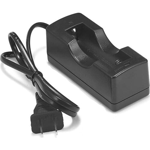 30pcs 18650 Single Battery Charger 4.2V Charger EU US Plug For 3.7V 18650 Li-ion Rechargeable Battery