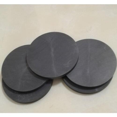 50mm* 5mm High Purity Flat Surface Carbon Graphite circular plate For Electrodes , Casting ,Scientific research Material