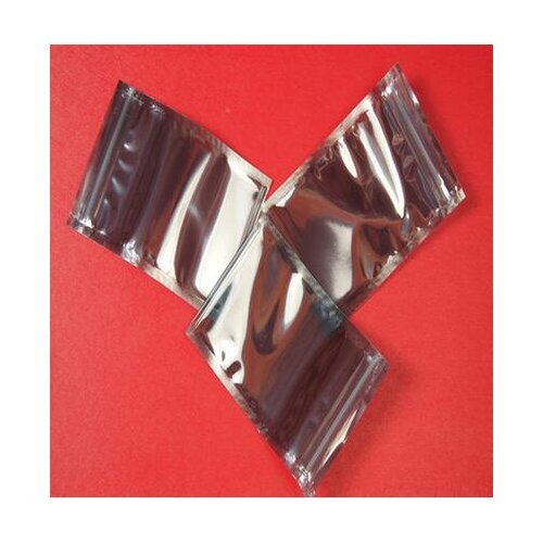 15*20cm Anti-Static Shielding Bags ESD Antistatic Package Bag Zip Lock Zipper Pack Anti Static Storage Bags For 3.5" Hard Drives