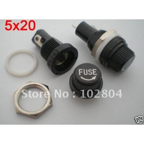 Fuse Holder for 5x20mm Fuse 1000 Pcs per Lot FH043 10A 250V