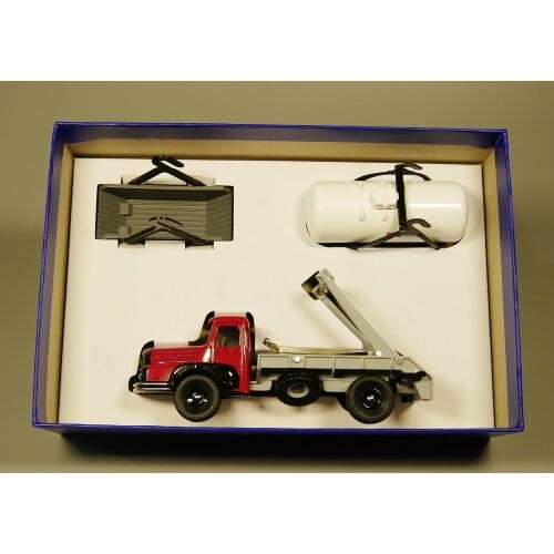 Dinky toys Camion UNIC MULTIBENNE ET CITERNE Diecast model car