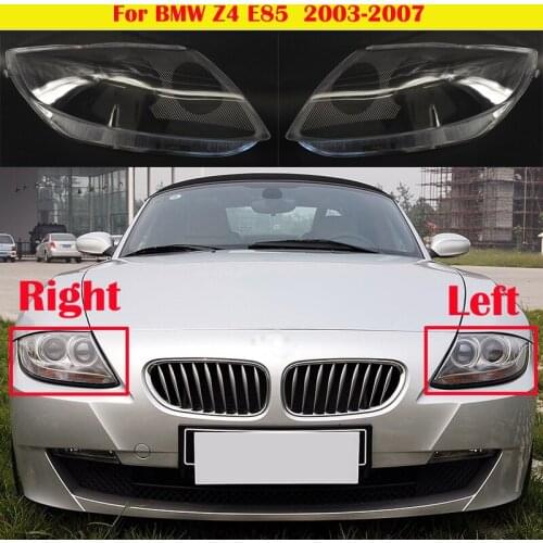 For BMW Z4 E85 2003-2007 Headlamp Shade Transparent Headlight cover Shade Head lamp Shell lampshade lens