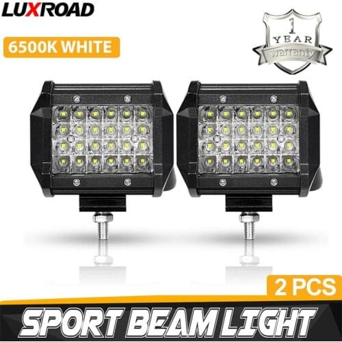 2x 4 Inch Work Light LED Lamp Headlight 6000K White Light Universal For Auto Motor Vehicle Truck