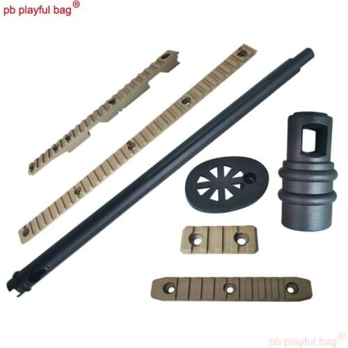 PB Playful bag Outdoor sports gel ball gun MSR upgrade material outer tube side upper guide rail Fire cap toy accessories PG19