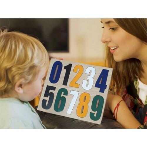 KalyonHome Wooden Kids Educational Numbers Puzzle
