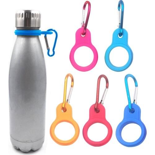 Carabiner for Water Bottle Holder Sport Kettle Buckle Hook Travelling Carabiner Silicone Outdoor Portable Carabiner Belt
