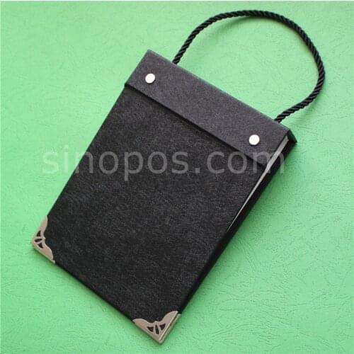 Swatch Book Cover A4 A5, fabric samples hanger textile material stack book leather cardboard stackbook flip fold display binder