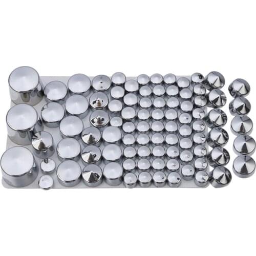 Motorcycle ABS Bolt Toppers Kit for Harley Softail Twin Cam Standard FXST Custom FXSTC 1984-2006 2005 Chrome Black