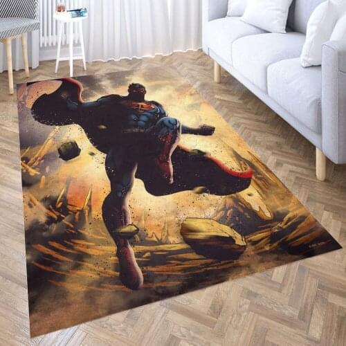 Superm-a-n Rugs Non-Slip Floor Mat Doormats Home Rug Carpet Bedroom Entrance Door Mat Kitchen Rugs Yoga Mat Doormat Decor