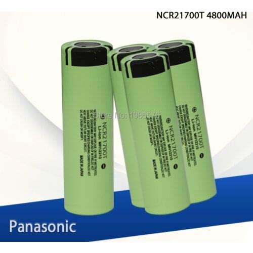 Panasonic Li-Ion 3.7V NCR21700T 21700 4800mAh Rechargeable Li-Ion high capacity Rechargeable flashlight battery