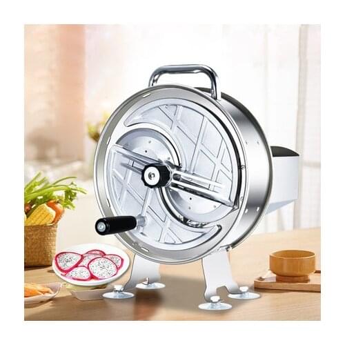 Multi-function Shred machine Commercial electric cutting machine Stainless steel Hand-cranked fruit vegetable lemon slicer