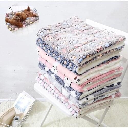 1Pcs 89x68cm Soft Thickened Pet Mat Dog/Cat Fall/Winter Warm Universal Mat Large Size Pet Blanket Bed Cover Pad for Large Dogs