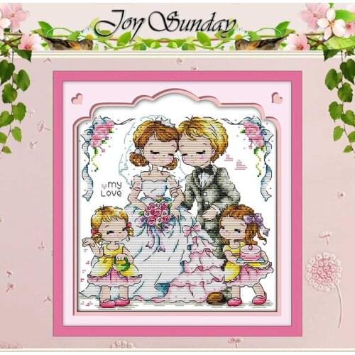 Intimate Lovers Pattern Counted Cross Stitch 11CT 14CT Cross Stitch Set Wholesale Cartoon Cross-stitch Kit Embroidery Needlework