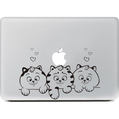 Loving cat Laptop Sticker for MacBook Decal Air/Pro/Retina 11" 13" 15" Computer Mac Cool skin Pegatina para notebook