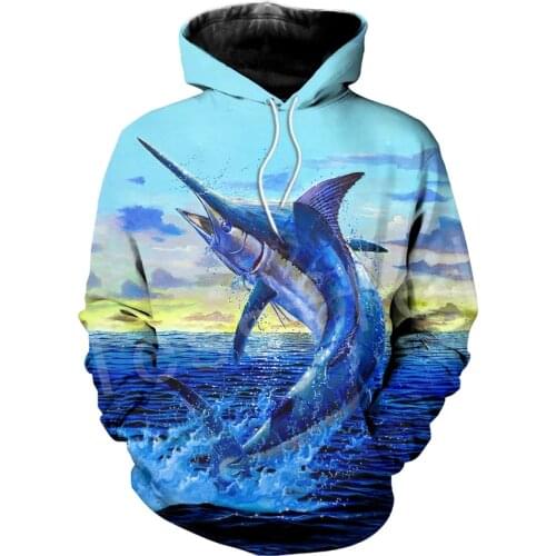 Tessffel New Fashion Animal Fishing Art Colorful Casual Tracksuit 3D full Print Hoodie/Sweatshirt/Jacket Mens Womens S-2