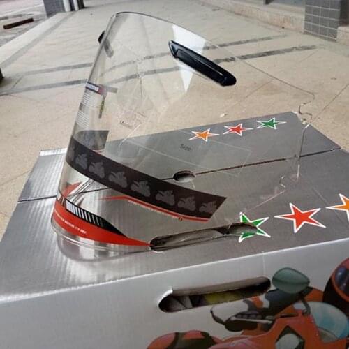 Transparent Black Rainbow Color choose Motorcycle Half Helmet Visor Motorbike Helmets Lens