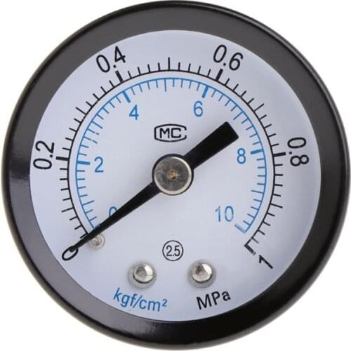 CO2 Pressure Gage Aquarium Fish Tank Carbon Dioxide Air Gauge Dial Scale PT1/8 L4MB