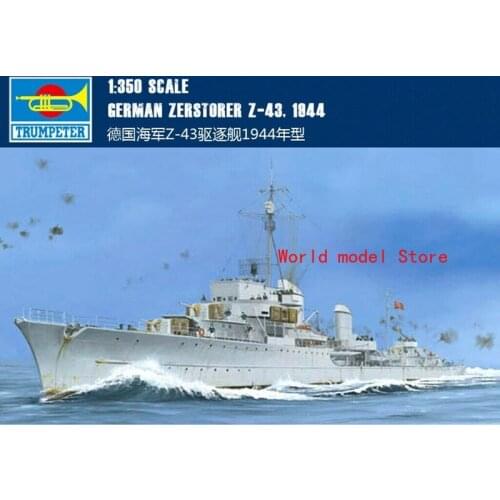 Trumpeter 1/350 05323 German Destroyer Z-43 1944 Model Kit