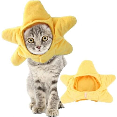 Decoration Durable Creative Dog Costume Headgear Yellow Cat Headgear Creative for Kitten