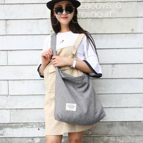 Bags Women Large Canvas Shoulder Bag Handbag Cross Body Shopping Satchel Hobo Bag Tote /BY