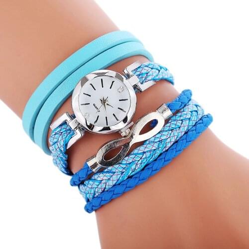 Wholesale Ladies Infinitus Pendnat Watch Hot Sale Women Luxury Charm Wrap Around Watches Women Fashion Quartz Wrist Watch