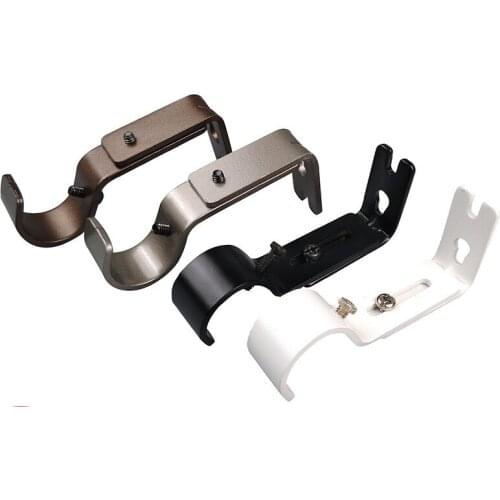 1pcs Metal Iron Adjustable Metal Window-Dressing Curtain Rod Bracket Holder fo rDrape Rod Fitting Hardware Curtain Accessories