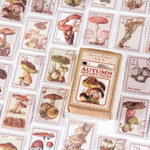 100 Pcs/Box Stamp Theme Sticker Pack Scrapbooking/Card Making/Journaling Project DIY Diary Decoration LOMO Cards stationery