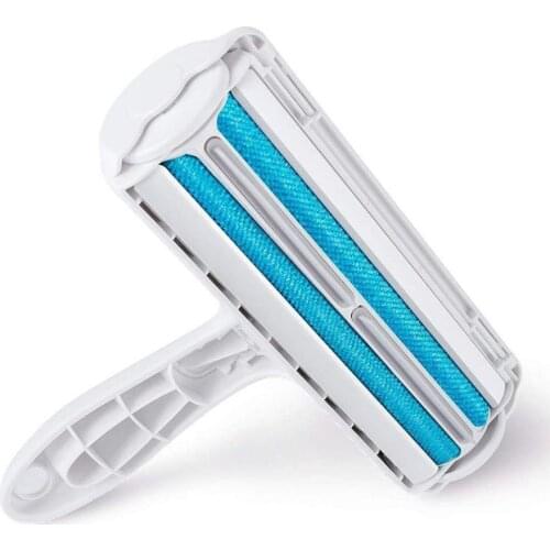 2-Way Pet Hair Remover Cleaning Brush Fur Removing Roller Lint Brush Dog Cat Animals Hair Brush from Furniture Clean Pet Hair