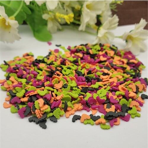 20g Christmas Halloween Flower Fish DIY Supplies Nails Art Polymer Clear Clay accessories DIY Sequins scrapbook shakes Craft