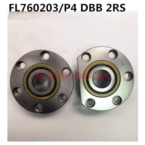 2021 1 Piece Of Fl760203/p4 Dbb 2rs With Flanged Screw Special Paired Integral Bearing Cnc Precision Machine Tool With Id:17mm