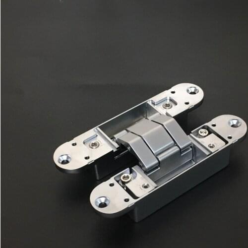 3D adjustable hidden door hinge adjustable conceal hinge /invisible door hinge 140*30MM 60KG for 2 hinges